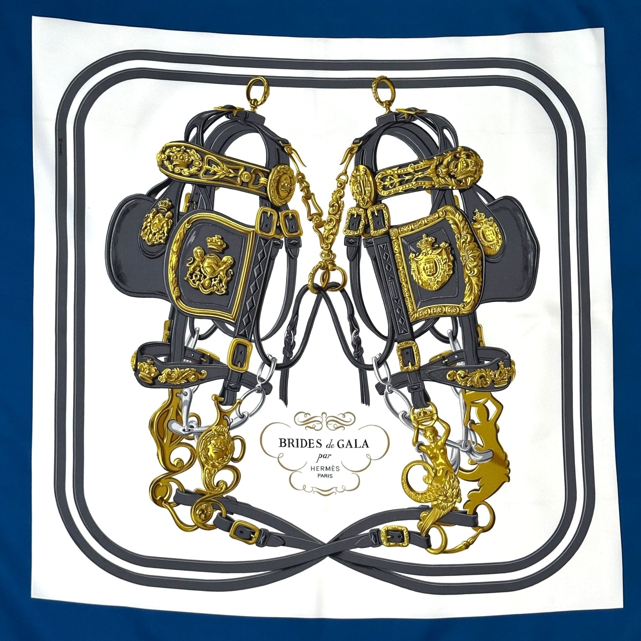 Brides de Gala - FOULARD HERMES 90CM - Carré Society