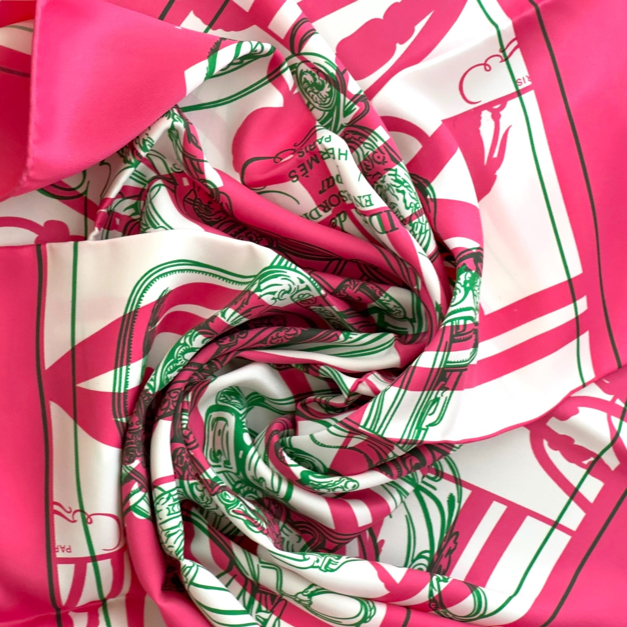 Brides de Gala en désordre - FOULARD HERMES 70 CM - Carré Society