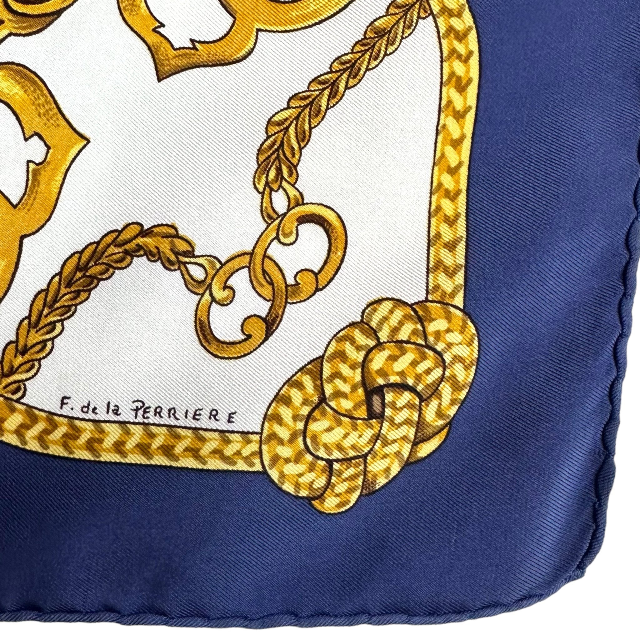 Équitation japonaise - FOULARD HERMES 90 CM - Carré Society