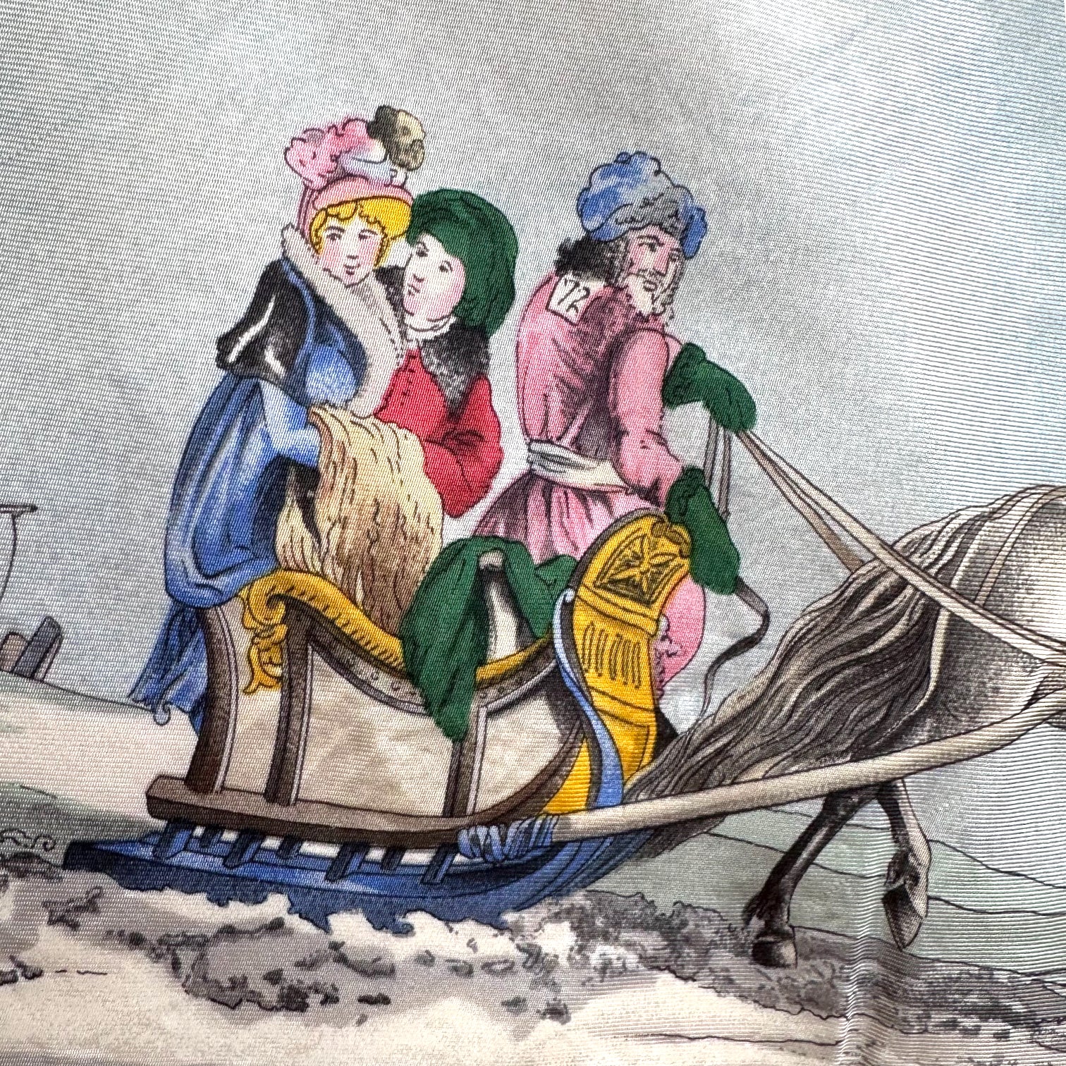 SLAVES TRAVELS CARRE HERMES 90