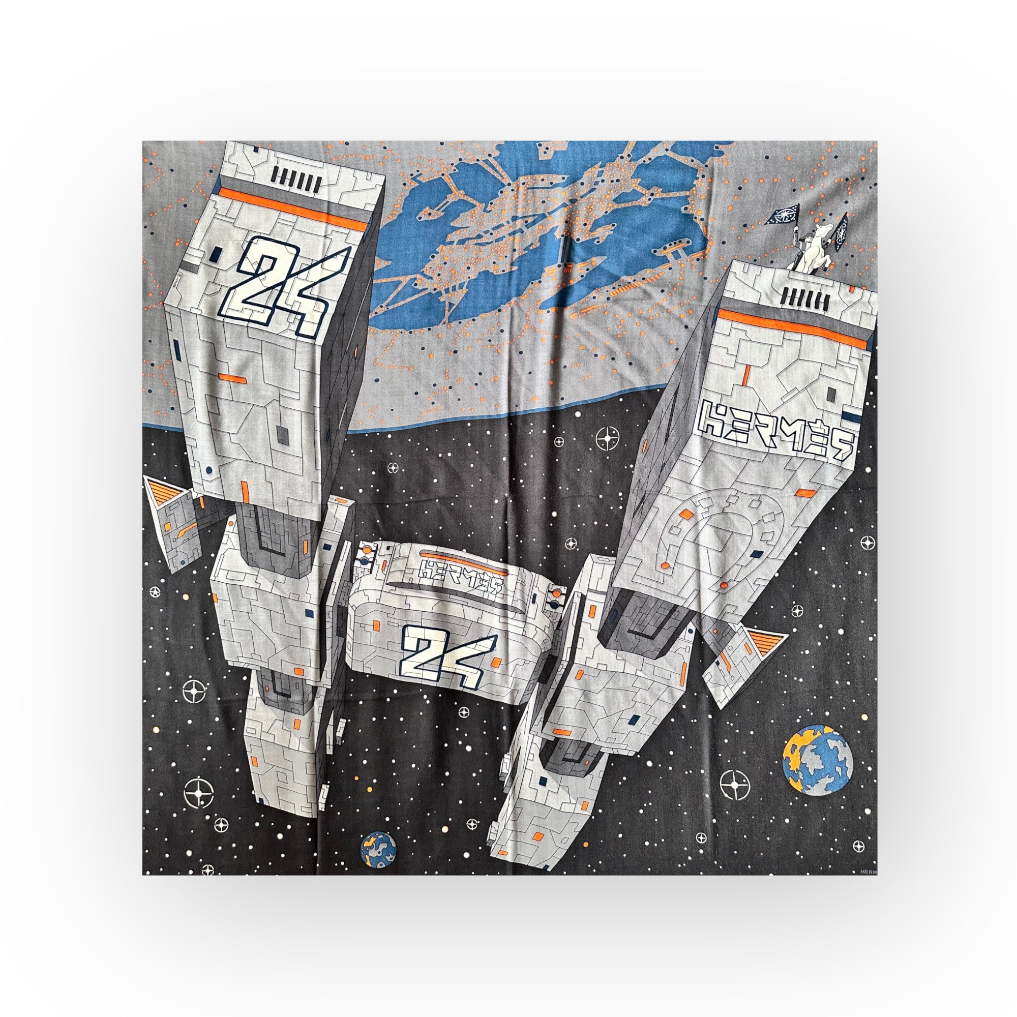 Hermès Odyssey - HERMES SCARF 100 CM - CASHMERE & SILK