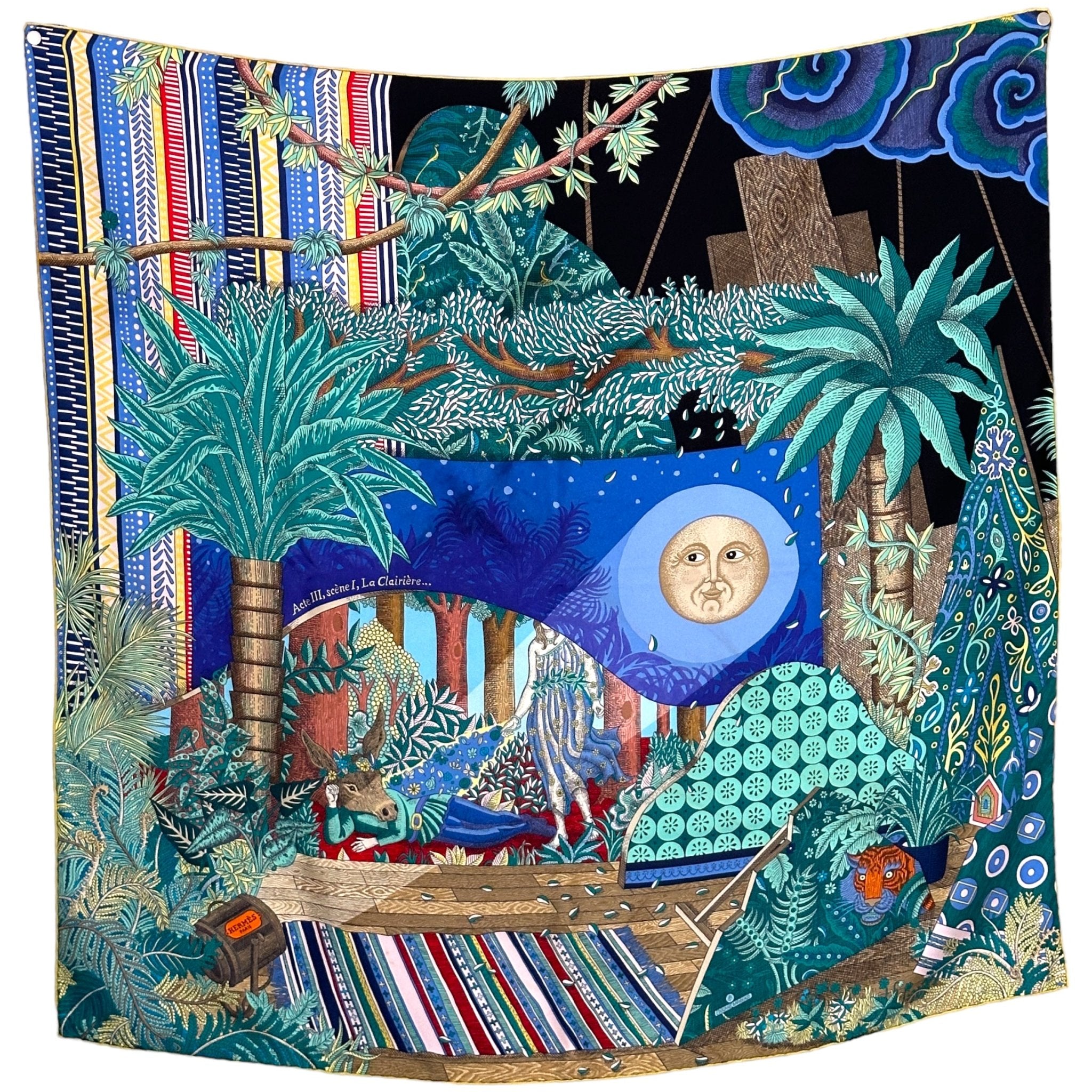 Acte III, Scène 1, La clairière - FOULARD HERMES 90cm - Carré Society