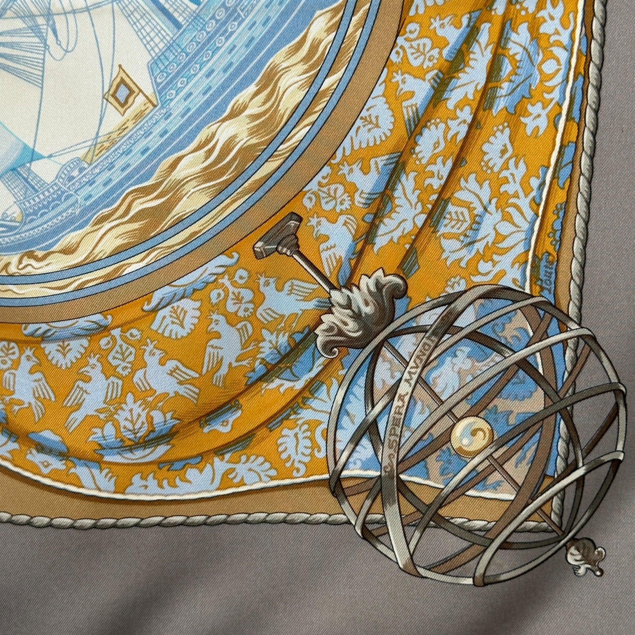 Au-delà des cinq mers - FOULARD HERMES 90CM - Carré Society