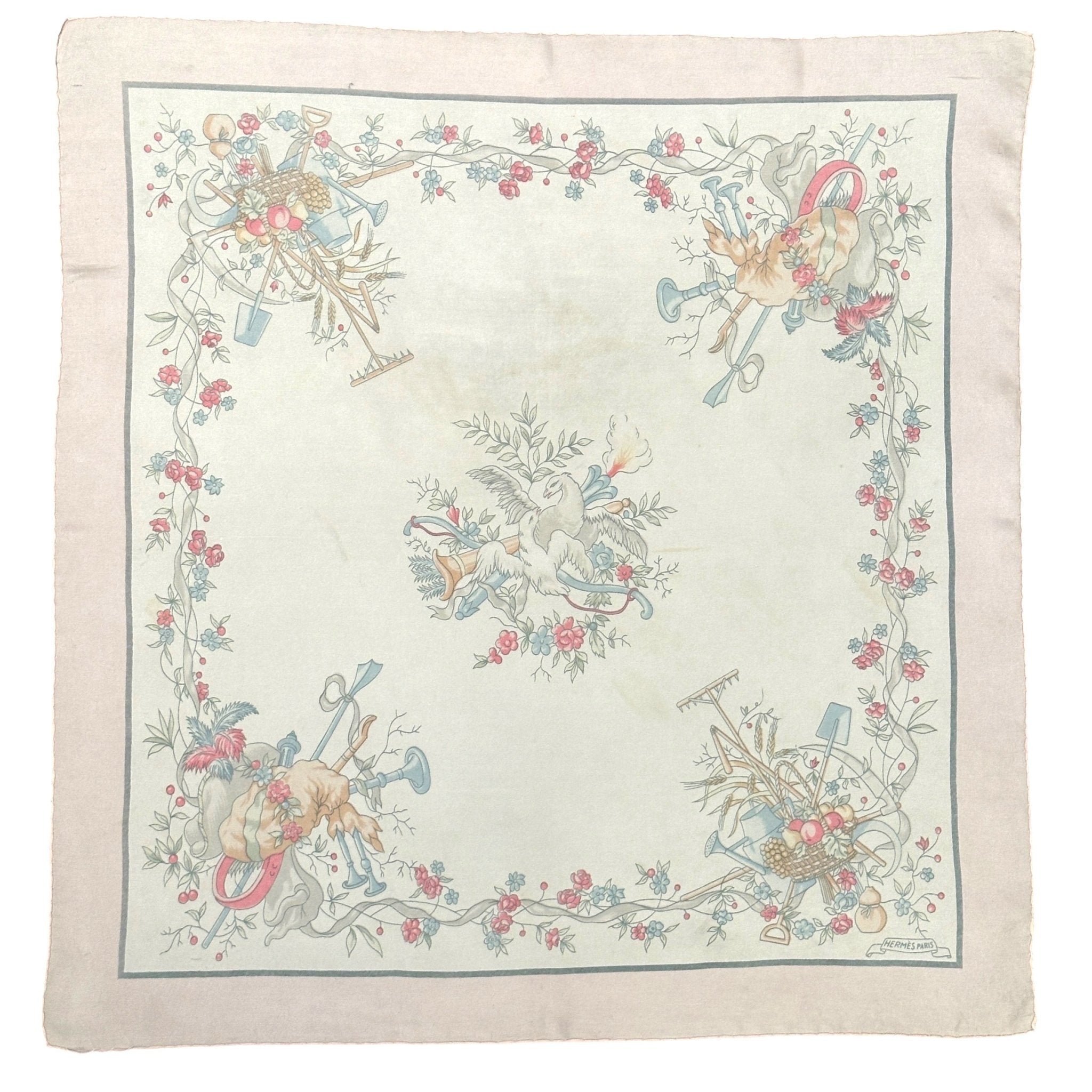 carre hermes intitule pastorale