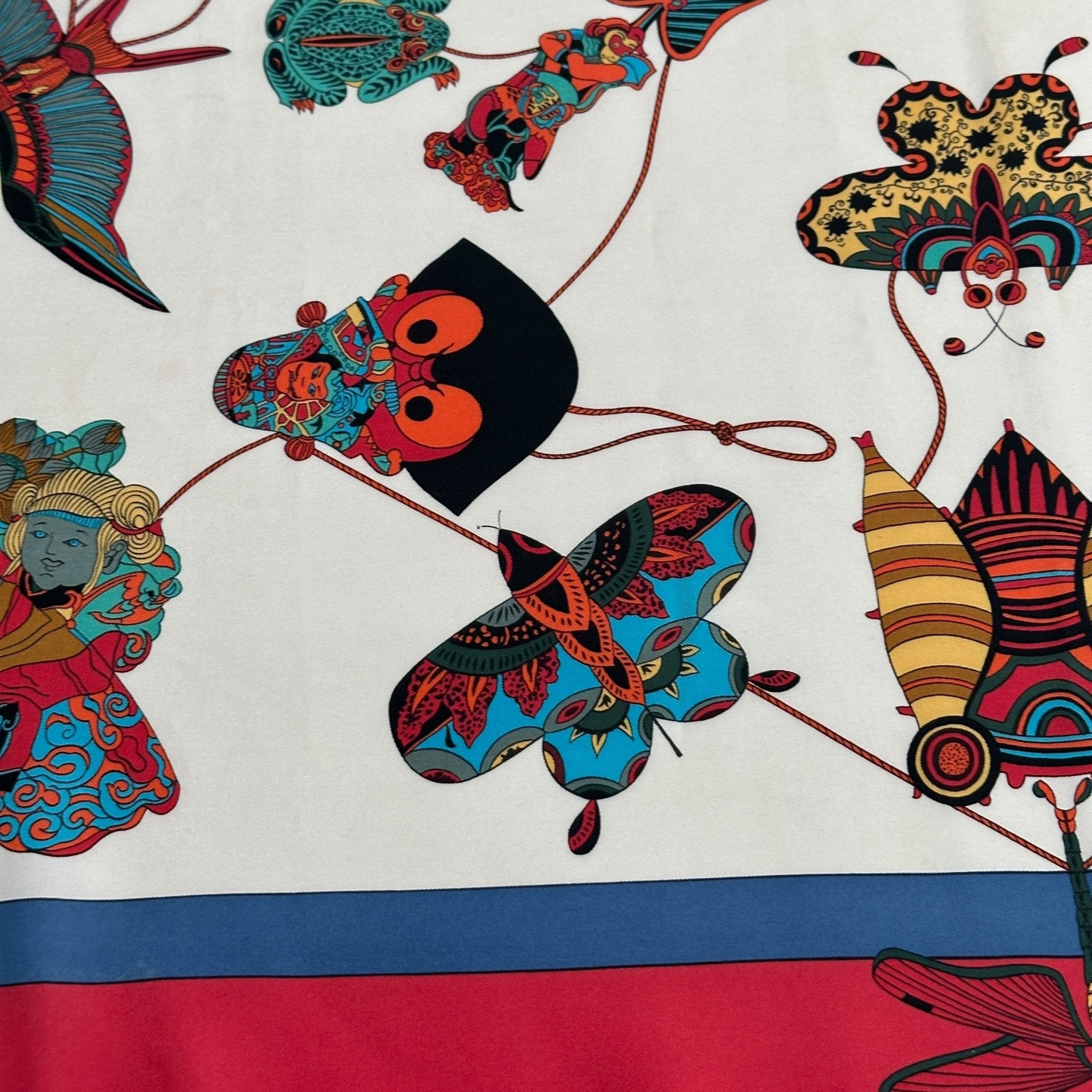 Soies volantes - FOULARD HERMES 90CM