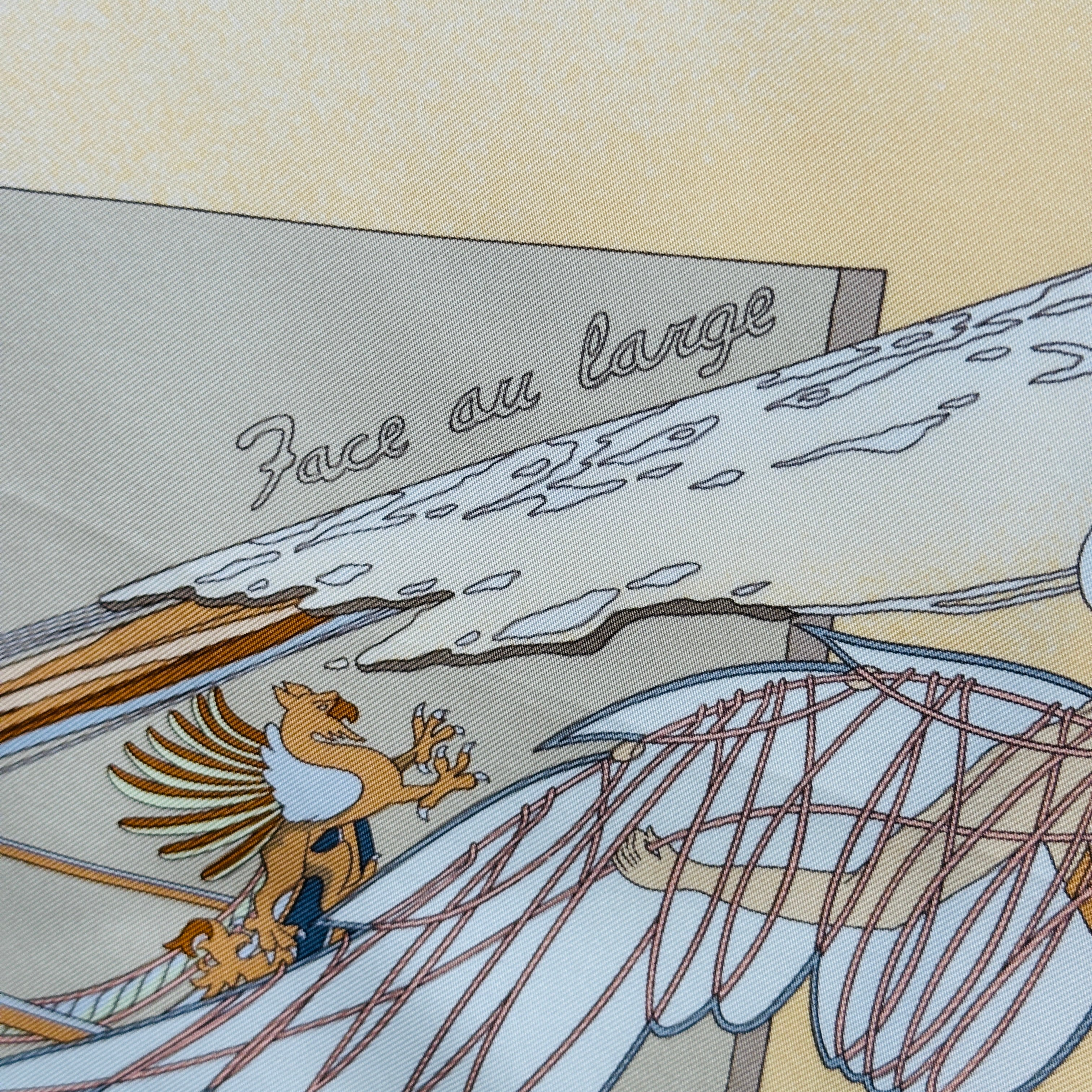 Facing the open sea - HERMES SCARF 90CM