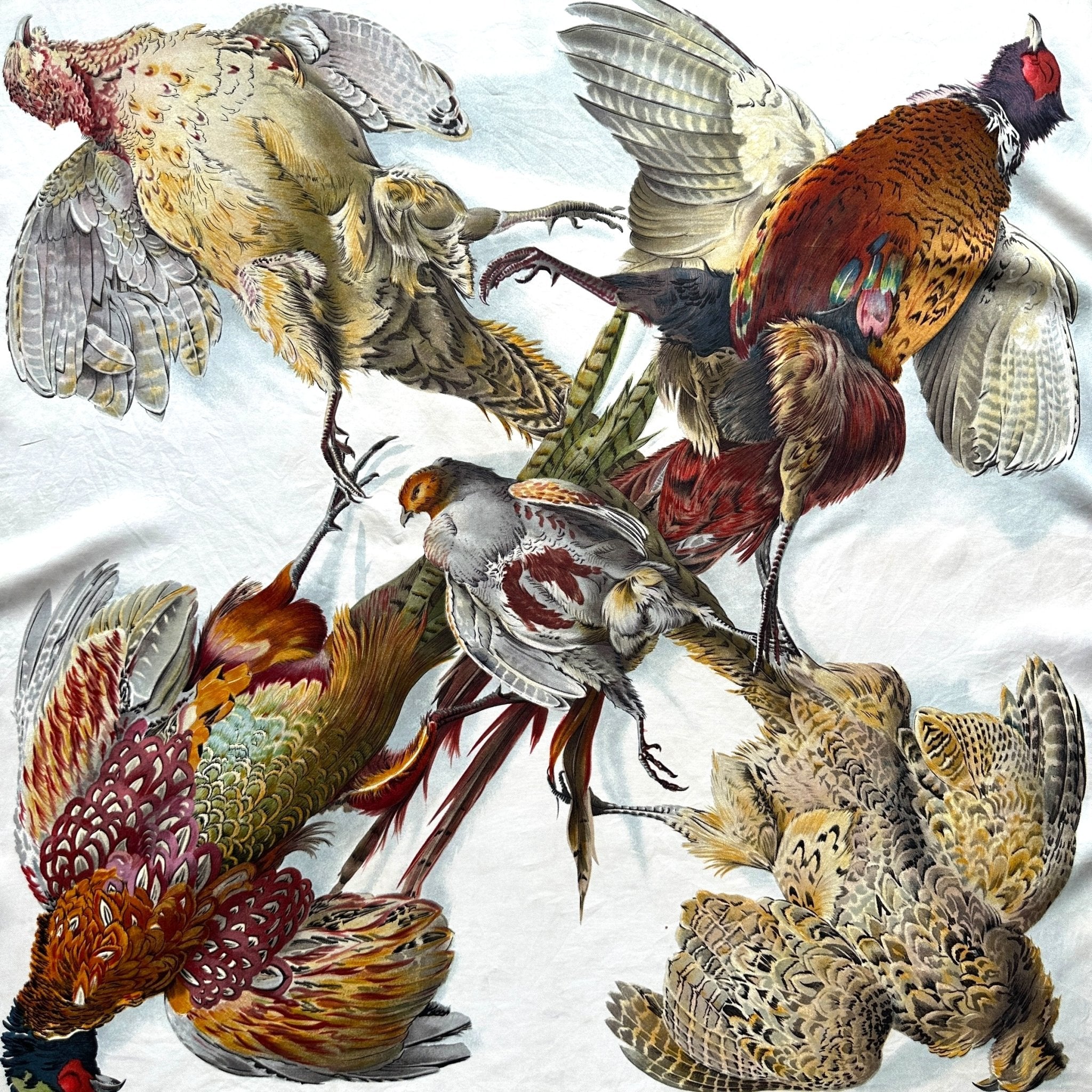 Carré Hermès Belle Chasse – Deuxième vue complète, scène de chasse