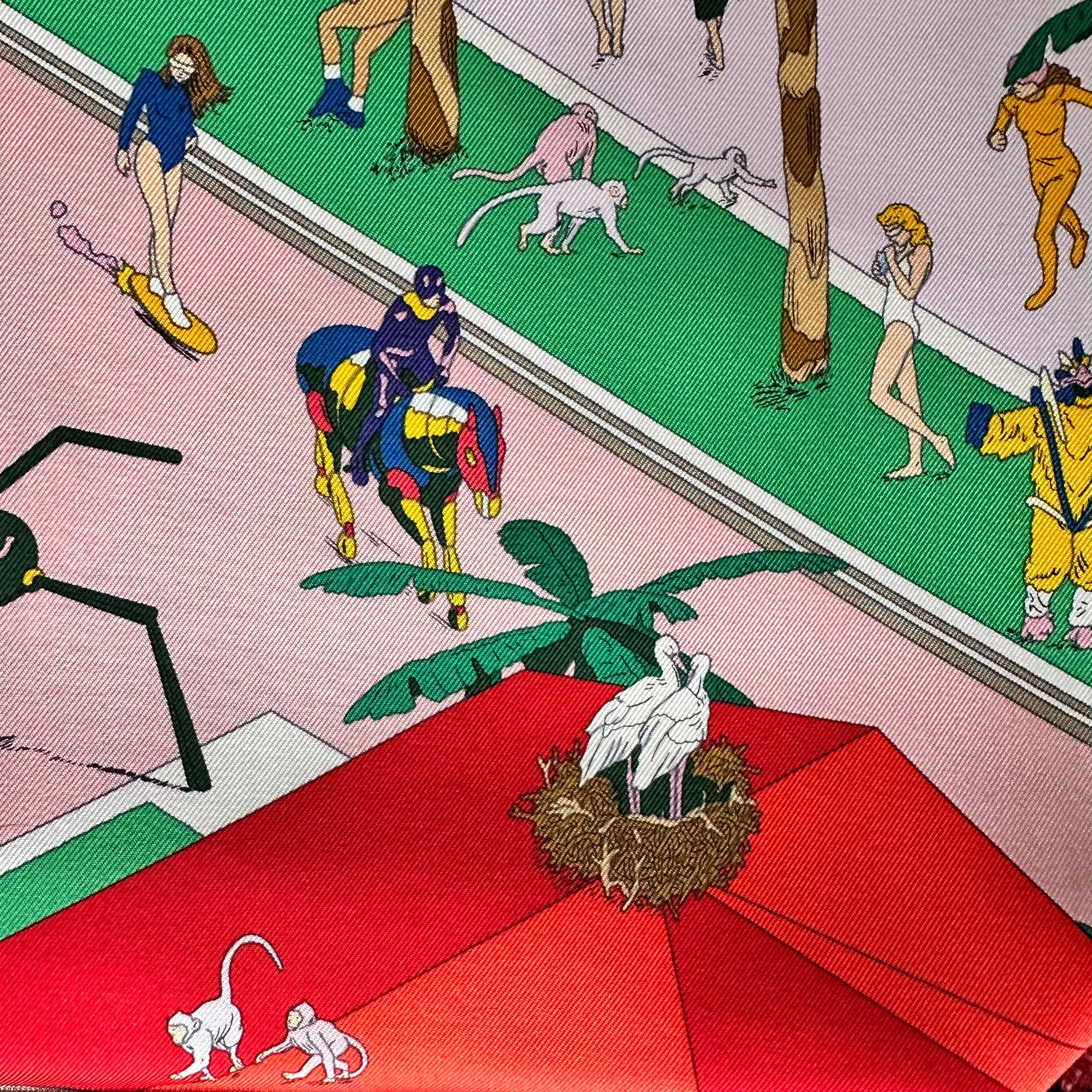 On the beach - HERMES SCARF 90 cm