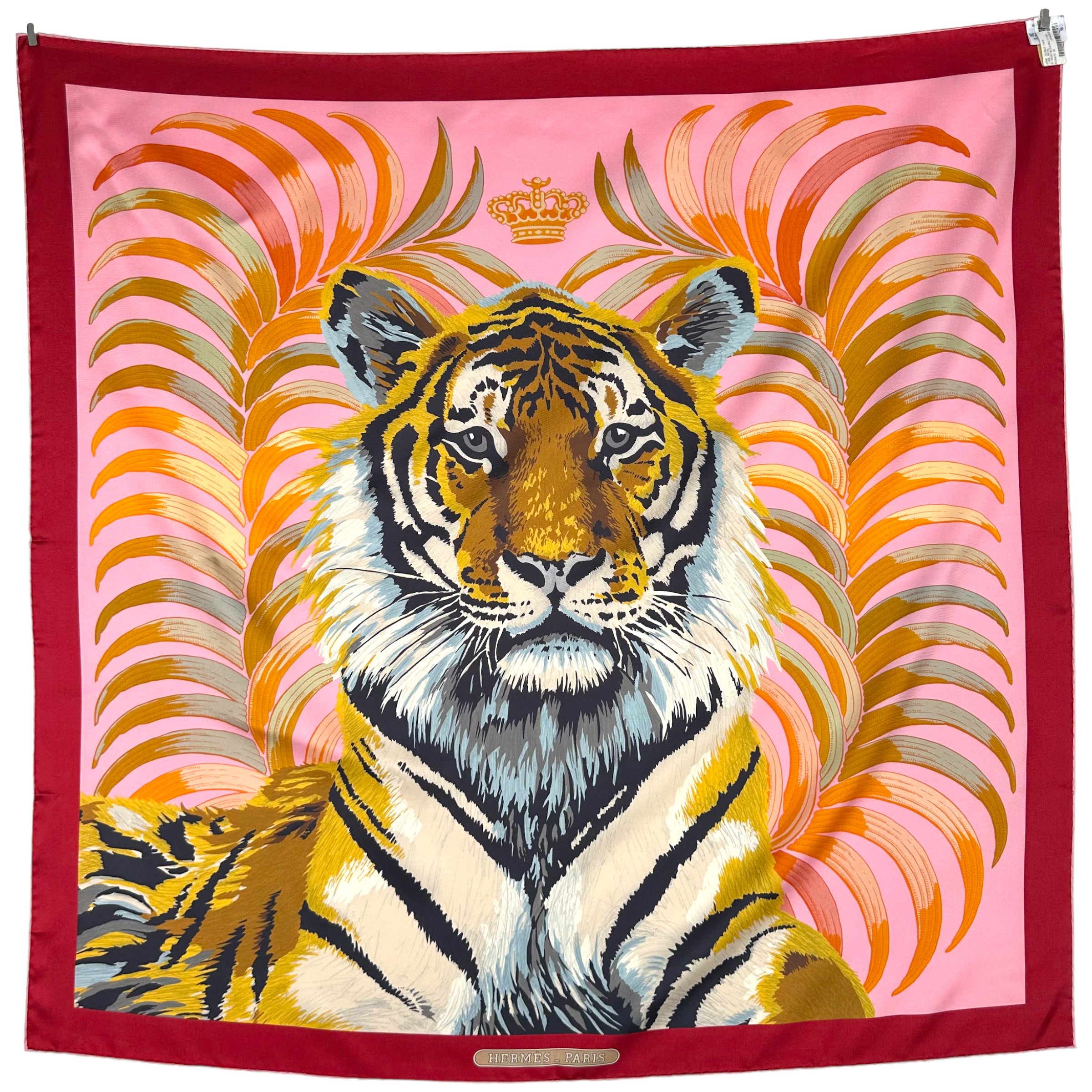 DOUBLE-SIDED ROYAL TIGER - 90CM HERMES SCARF