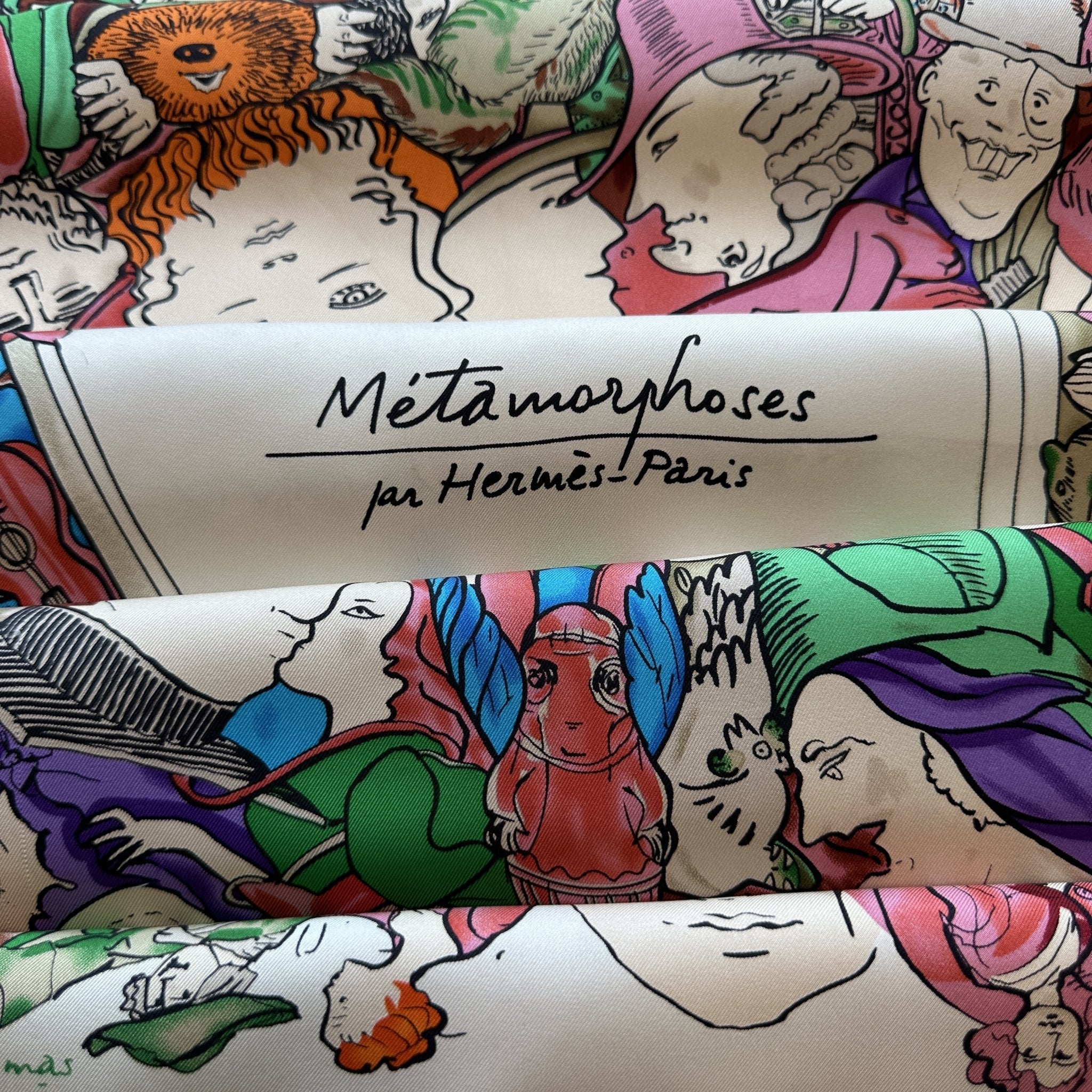 Métamorphoses d'Hermès - FOULARD HERMES 90 CM