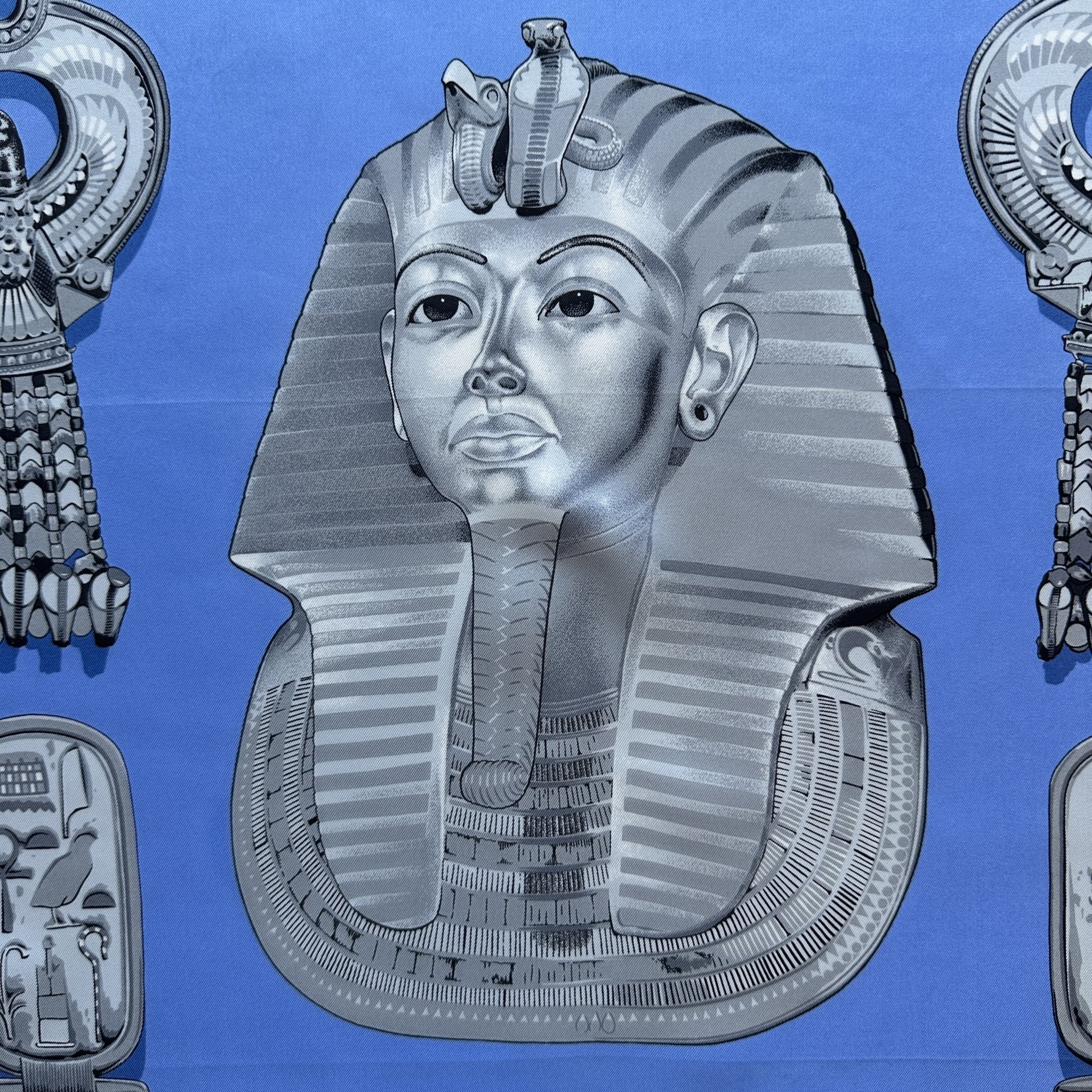 Tutankhamun - FOULARD HERMES 90 CM