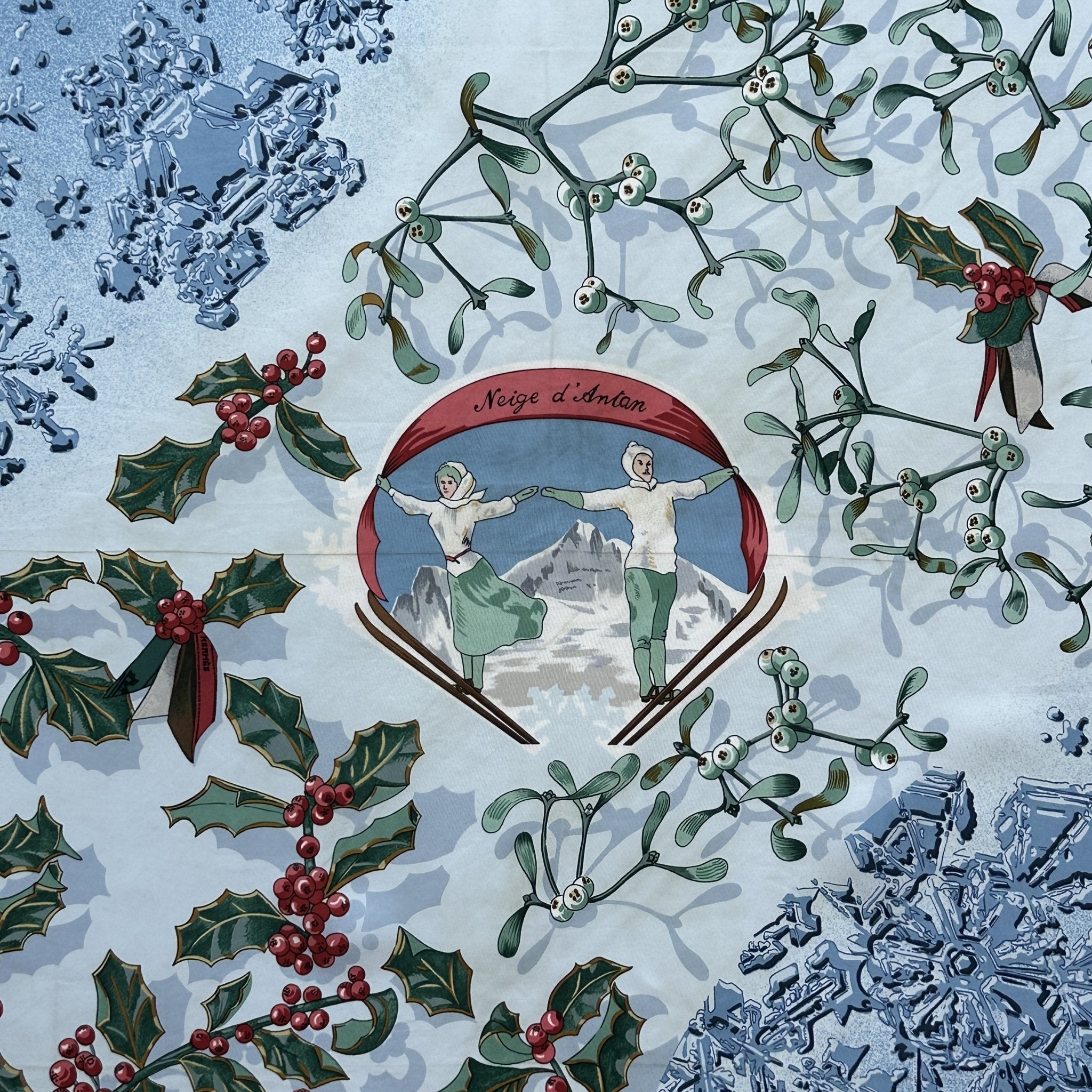 Neige d'antan - FOULARD HERMES 90 CM