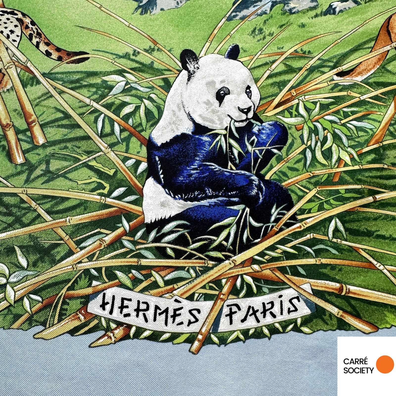 Foulard Hermès 90 cm – Sichuan – Robert Dallet (1995)