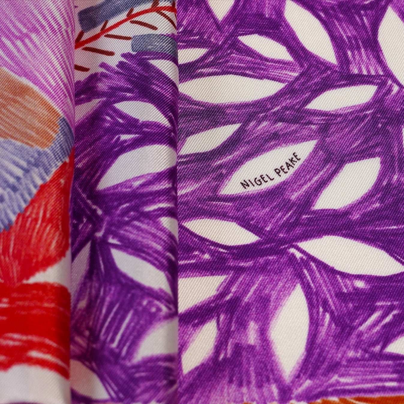 Carré Hermès 90 cm – Chacun fait son nid – Nigel Peake (2016)