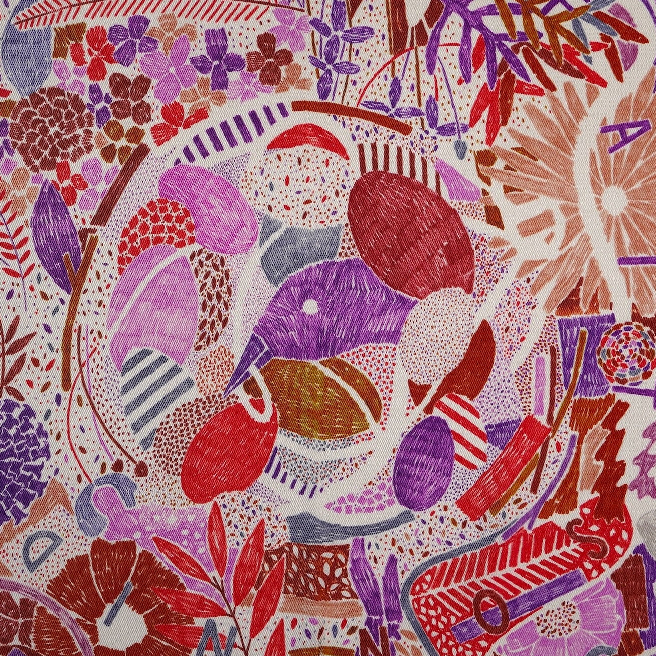 Carré Hermès 90 cm – Chacun fait son nid – Nigel Peake (2016)