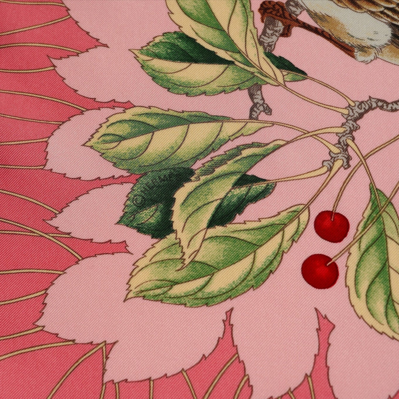 Carré Hermès 90 cm – Les Merises – Antoine de Jacquelot (1993)