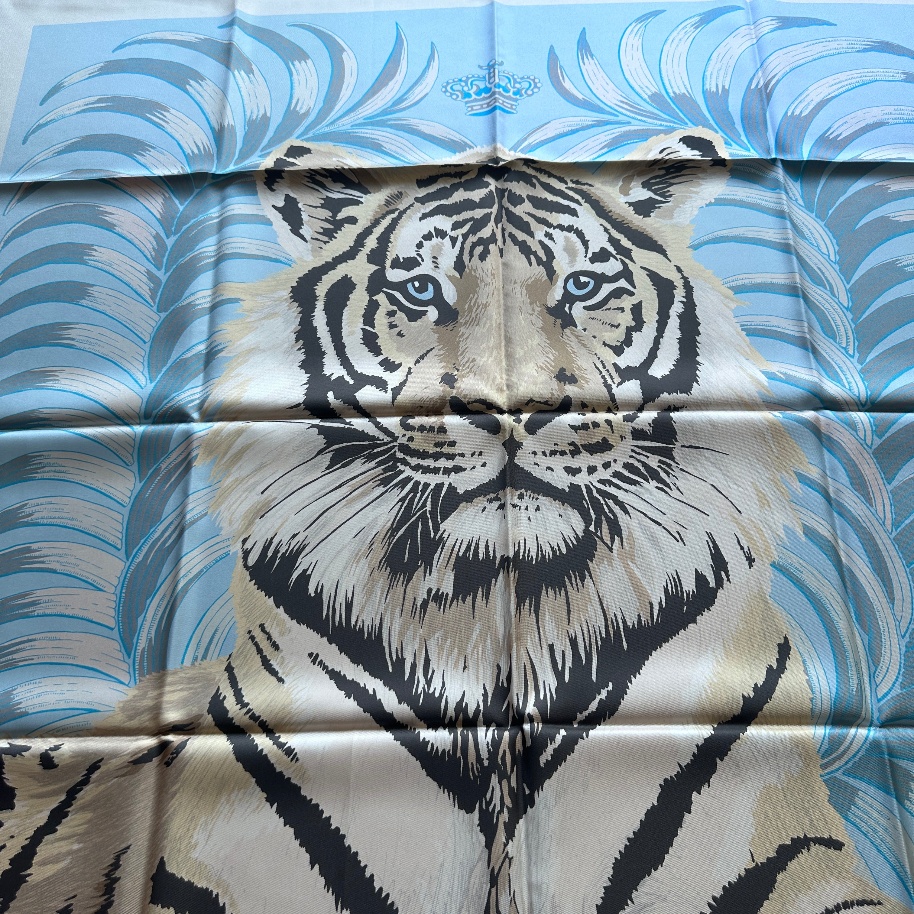 Foulard Hermès Double Face – Tigre Royal – Christine Vauzelles (2022)